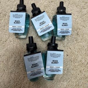 NEW NWT 5 Bath & Body Works Refills-Beach Blanket